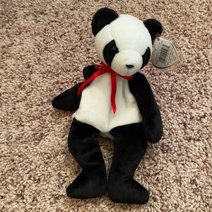 Panda beanie baby